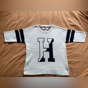 Tommy Hilfiger Short Sleeve Knit Varsity Sweater